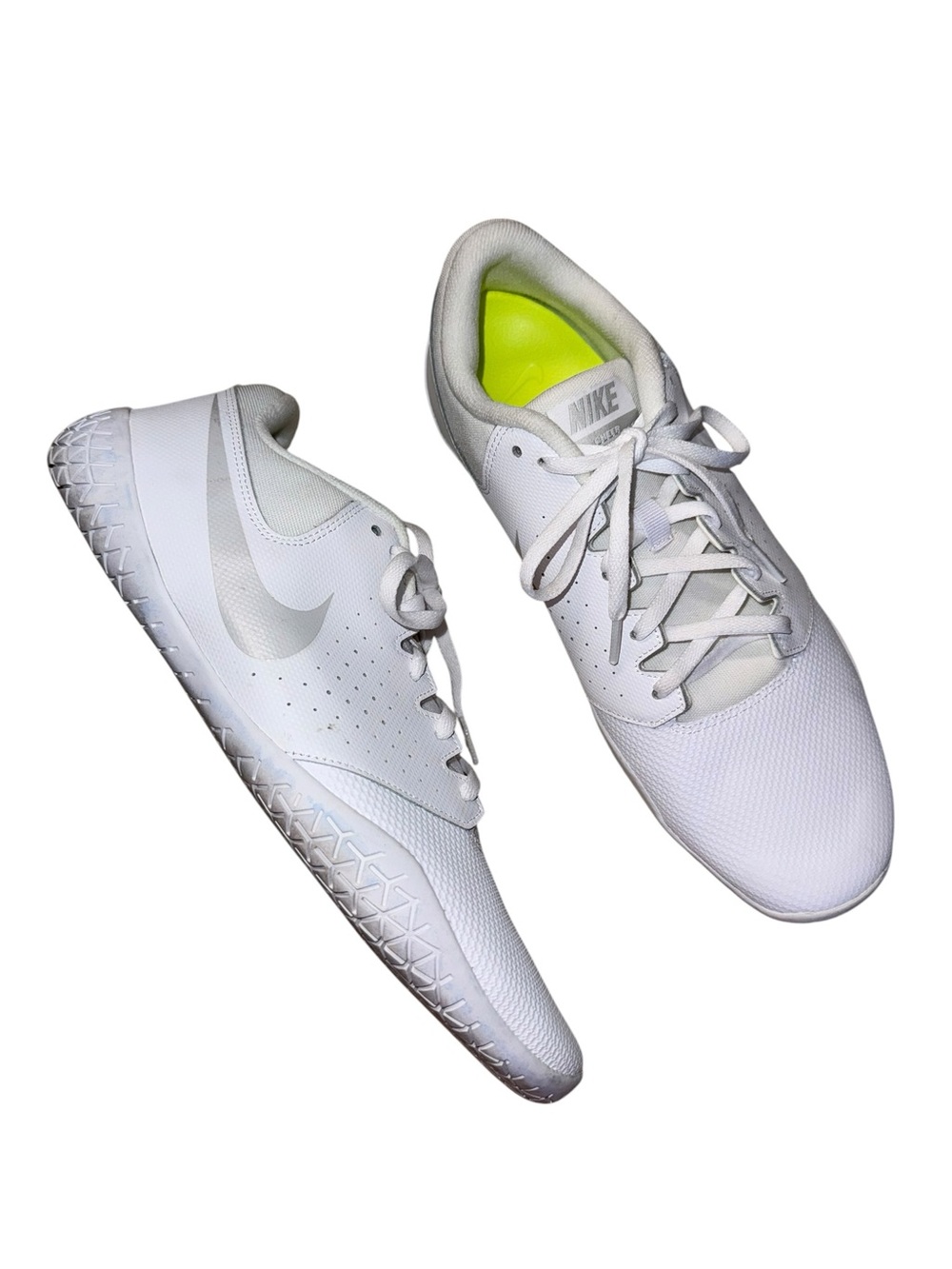 NIKE Sideline IV White Lace-Up Sneakers, Women’s Cheerleading Shoes, US Size 11